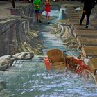 Straßenmalerei in 3D