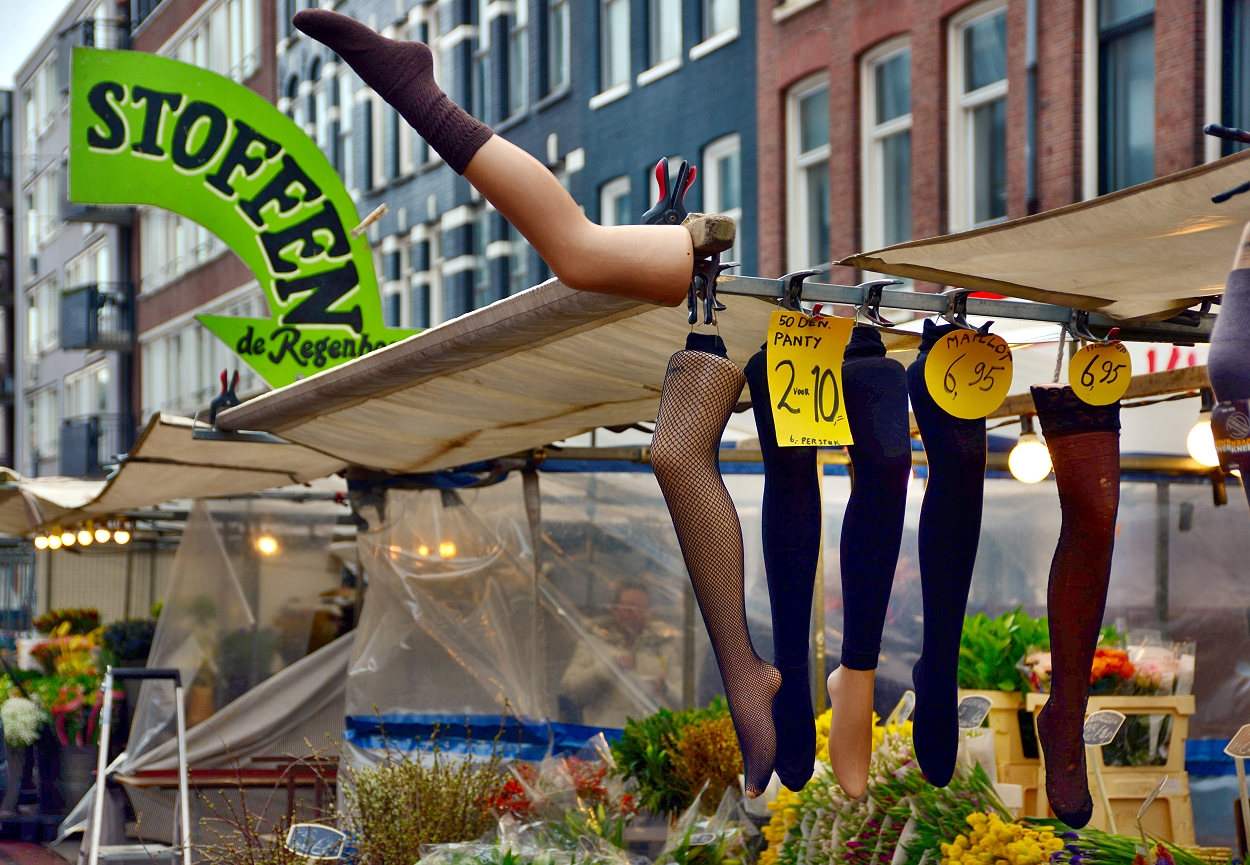 Straßenmarkt in Amsterdam