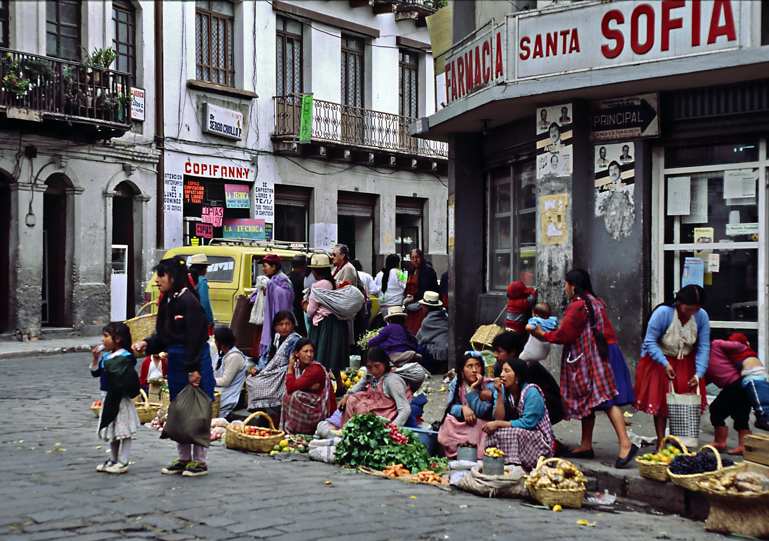 Straßenmarkt in Cuenca 