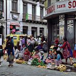 Straßenmarkt in Cuenca 