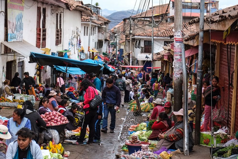 Straßenmarkt in Cusco
