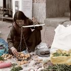 Straßenmarkt in Leh