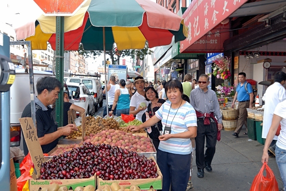 Straßenmarkt in New York´s Chinatown