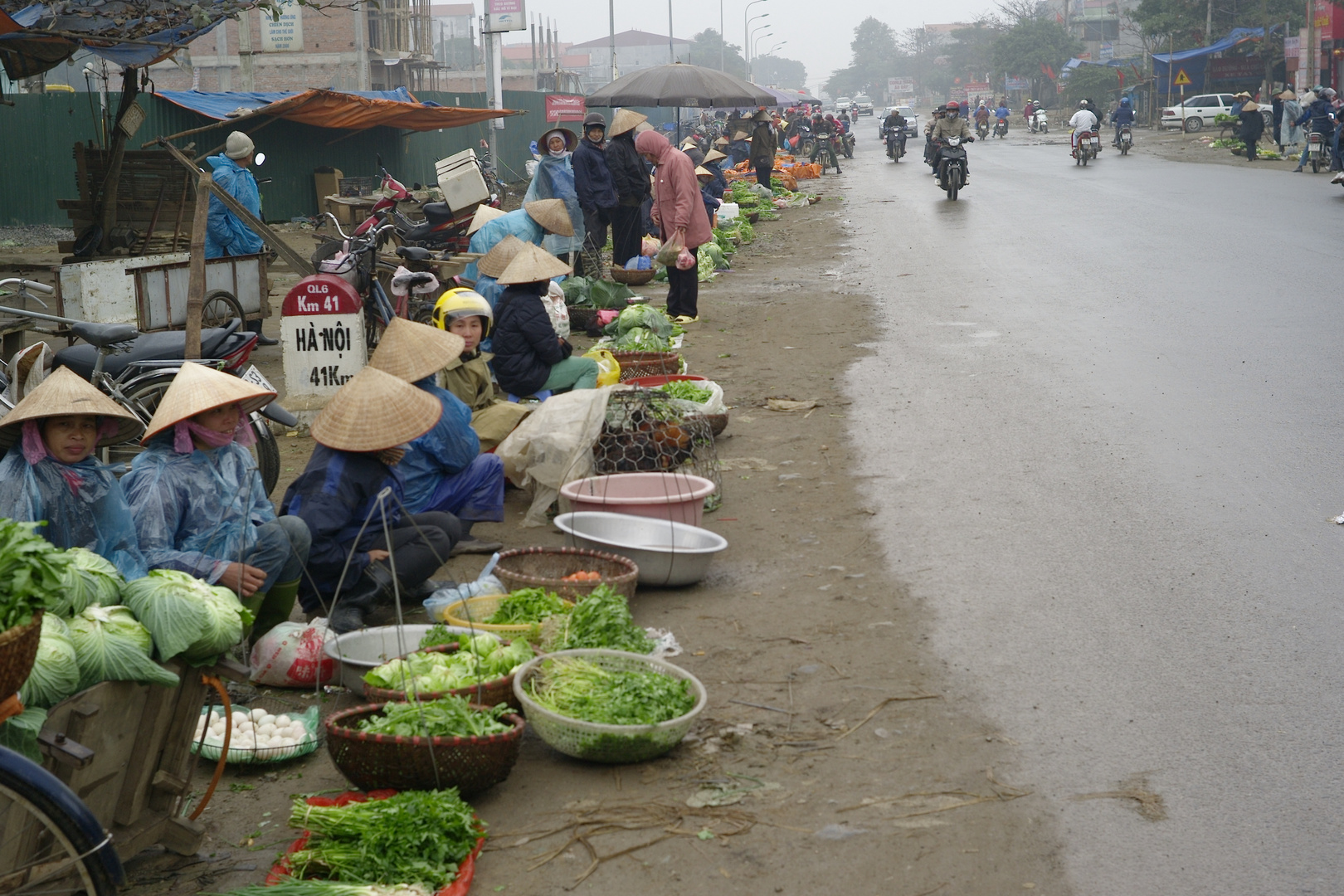 Straßenmarkt in Vietnam