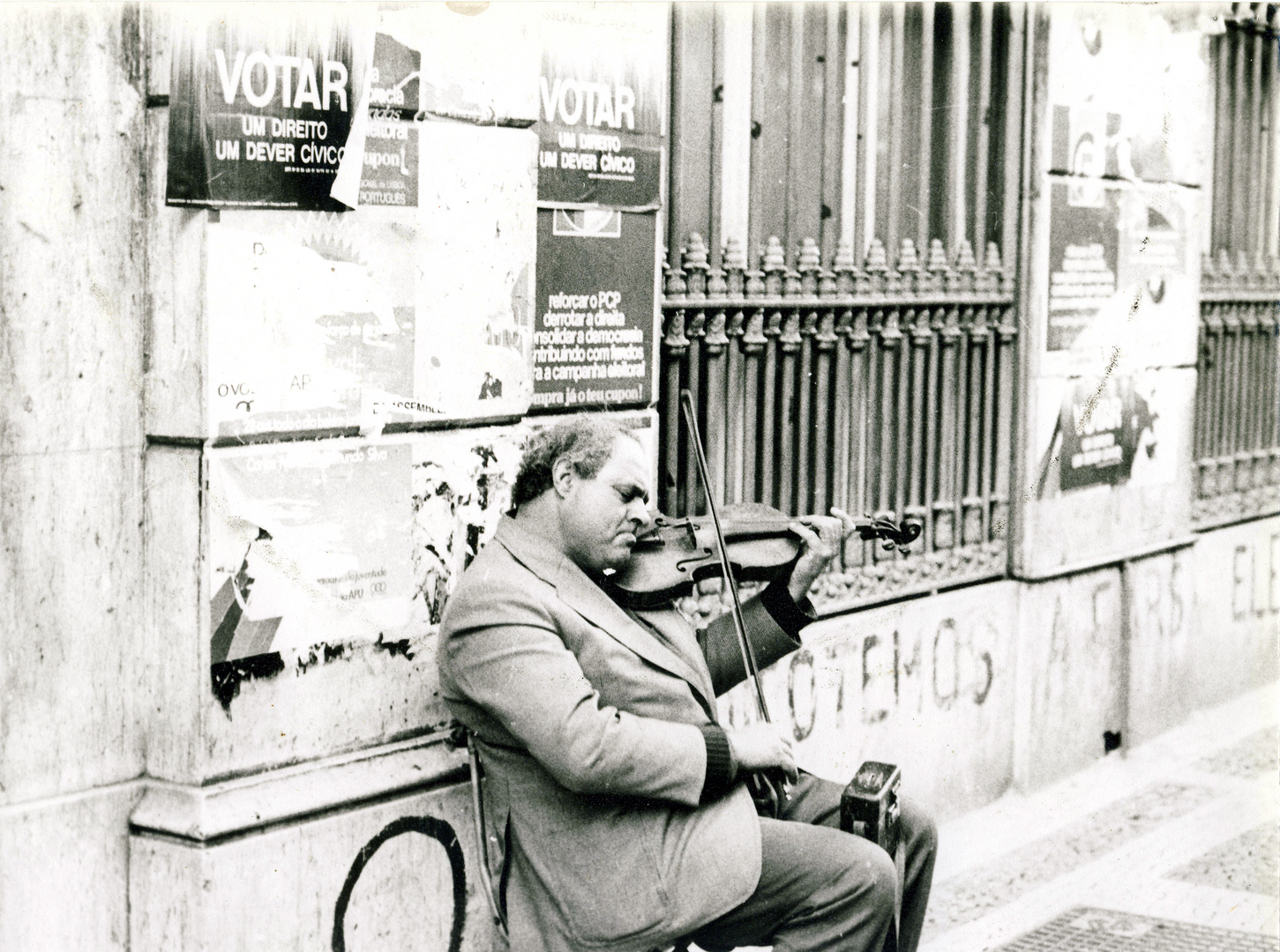 Strassenmusik 1978 in Lissabon