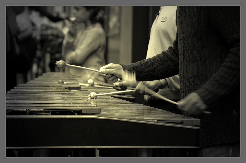 Straßenmusik in Basel