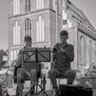 Strassenmusik in der Östlichen Altstadt von Rostock