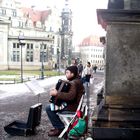 Straßenmusikant, Dresden