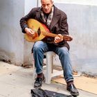 Straßenmusikant in Algier