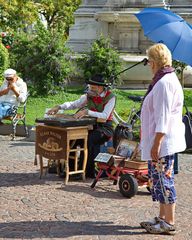 Straßenmusikant in Bozen - Südtirol