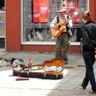 Straßenmusikant in Lüneburg