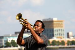 Straßenmusikant in Philadelphia USA