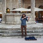 Straßenmusikant in San Gimignano - Toskana