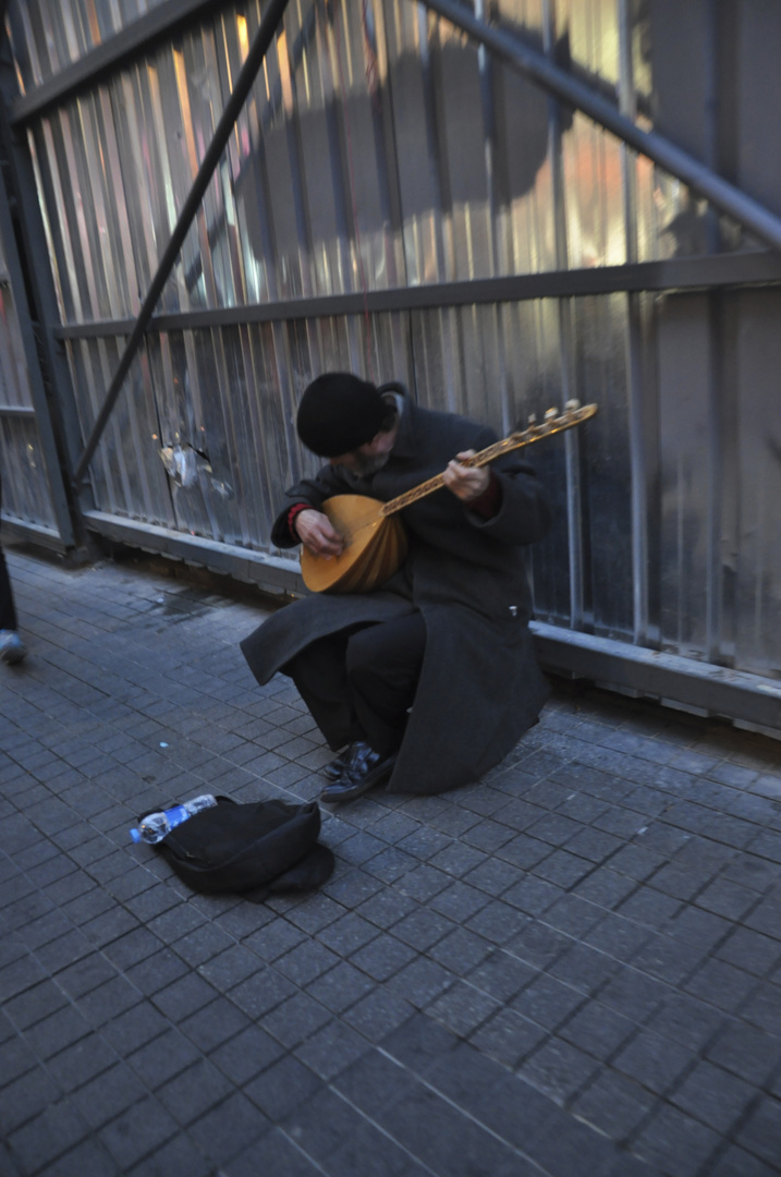 Strassenmusikant in Taksim/Istanbul
