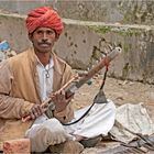 Strassenmusikant in Upper Dharamsala