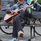 Straßenmusikant in Warschau !