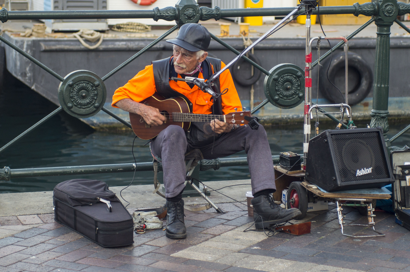 Strassenmusikant, Sydney 2014