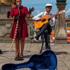 Straßenmusikanten in Porto