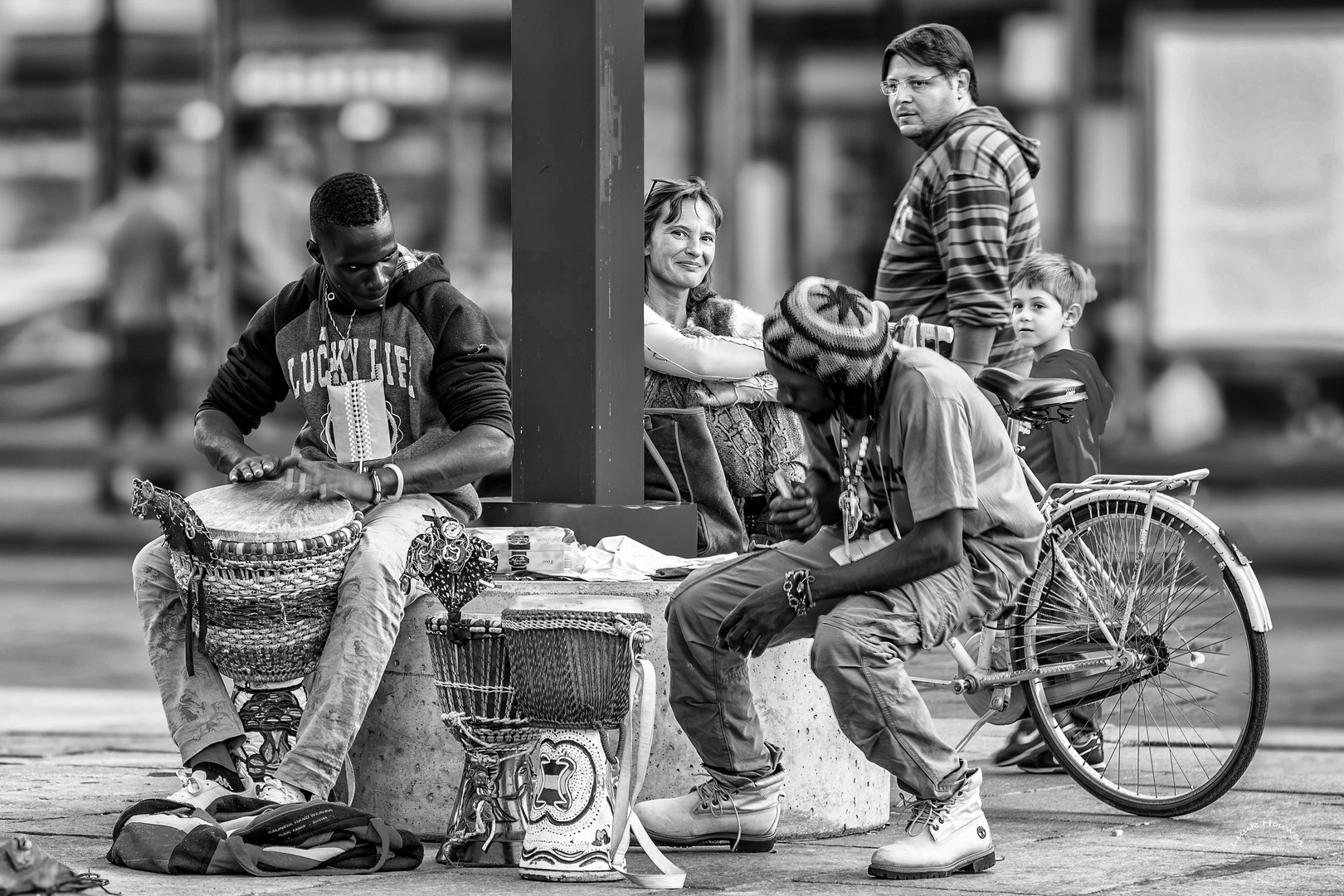 Straßenmusikanten / Street musicians