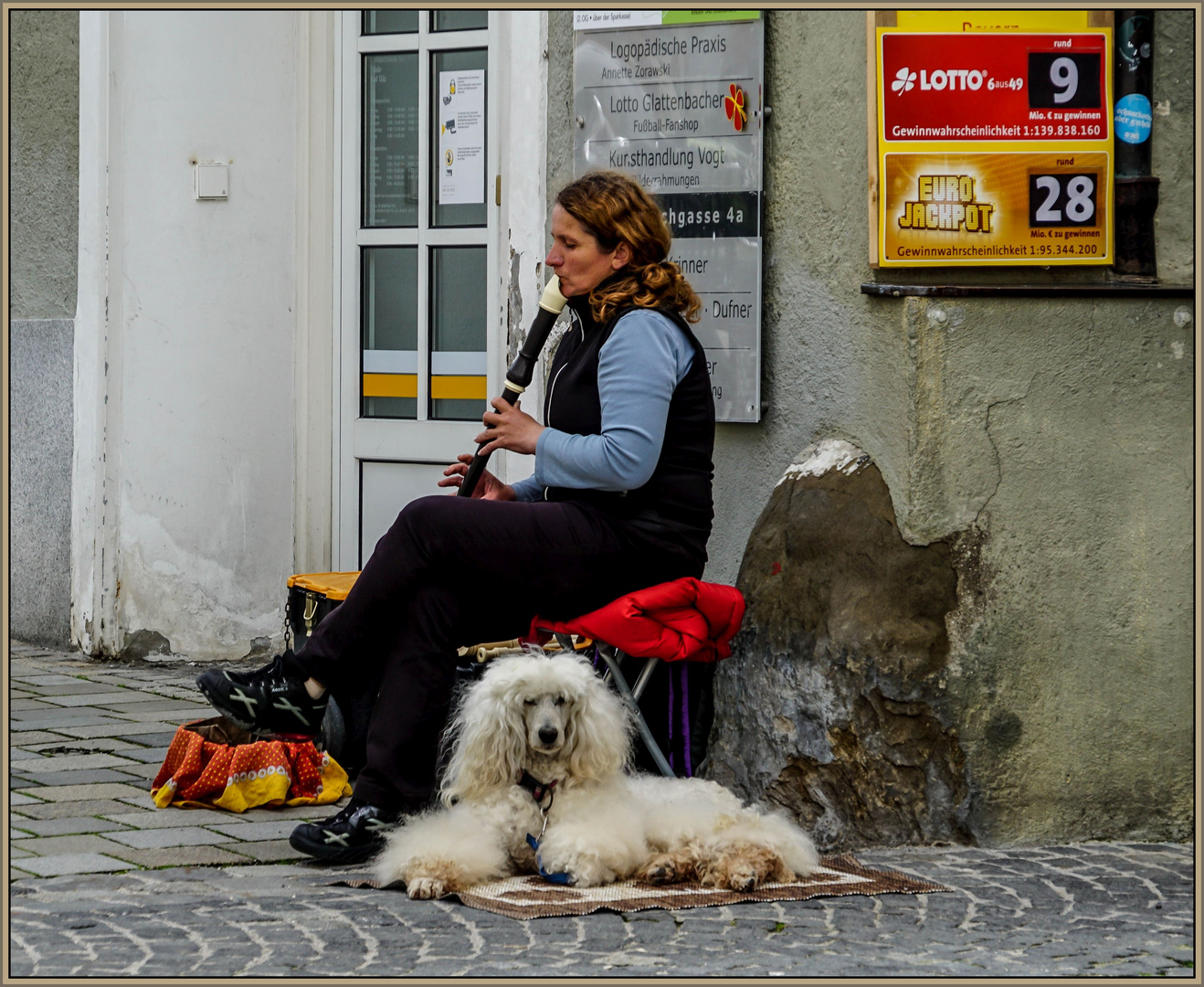 Strassenmusikantin