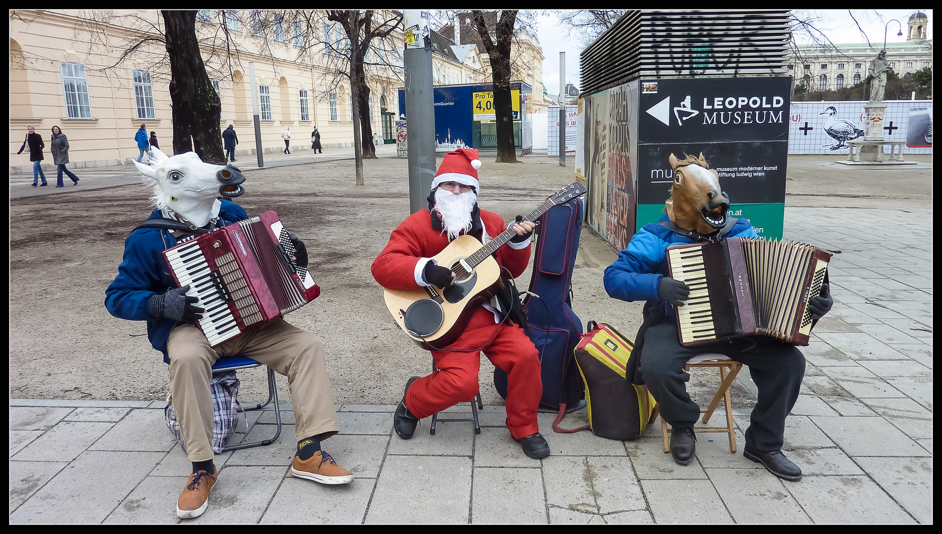 Straßenmusiker am 2016-12-28