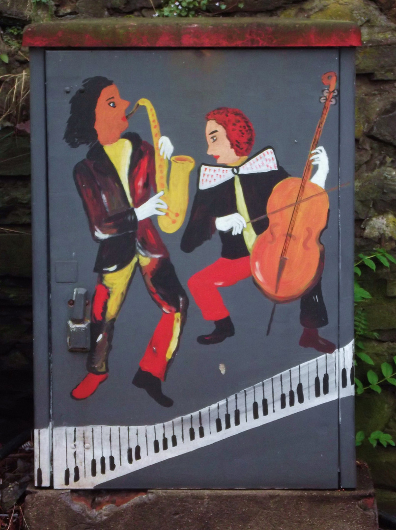 Straßenmusiker am Kölner Tor in Siegen
