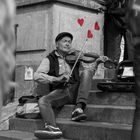 Straßenmusiker am Montmartre