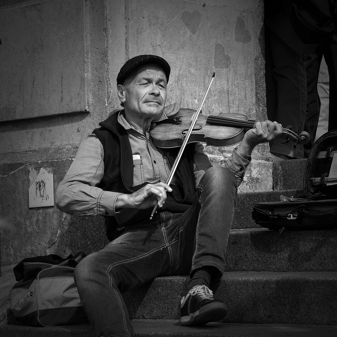 Straßenmusiker am Montmatre