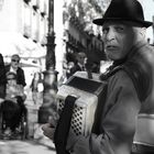 Straßenmusiker auf Plaza Isabel II