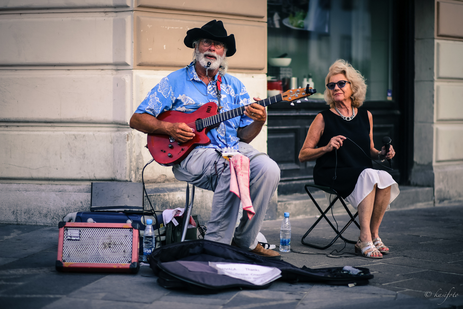 Straßenmusiker aus Ljubljana