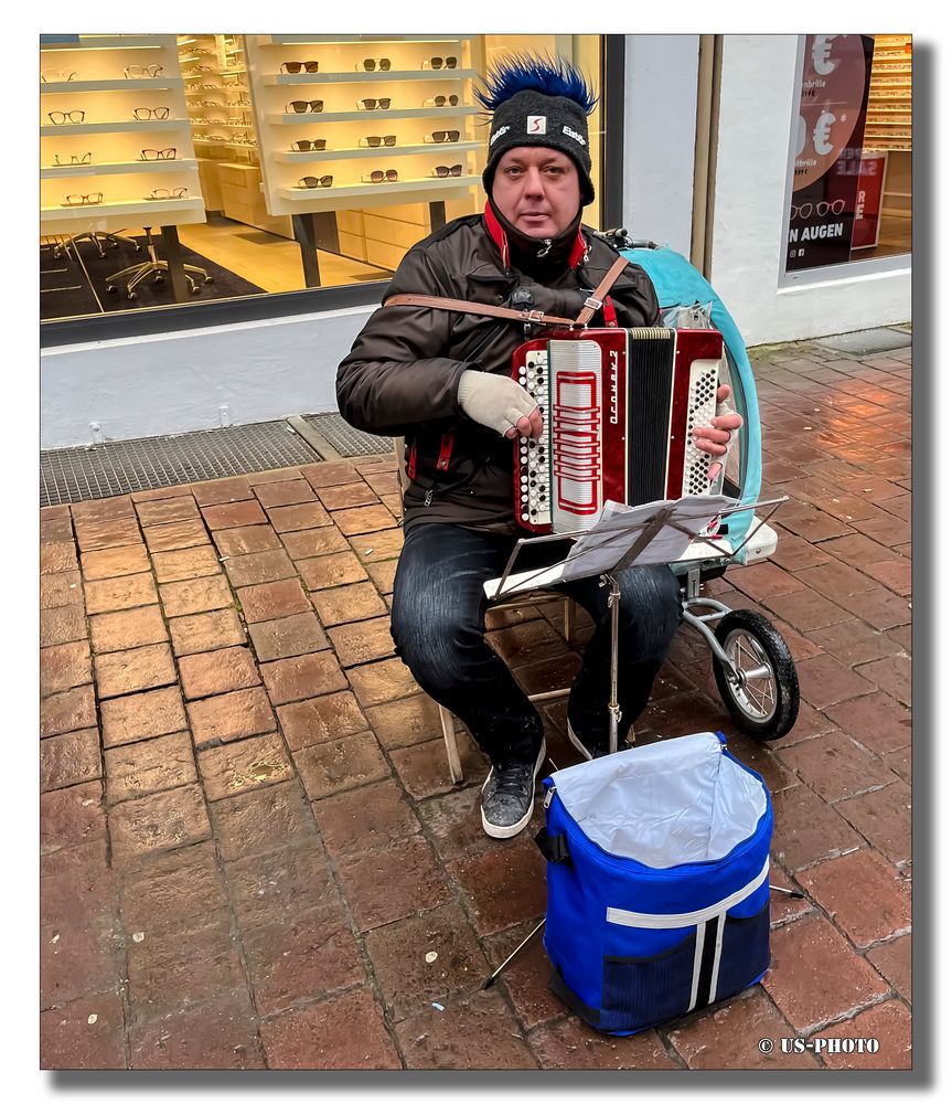 Straßenmusiker aus Russland