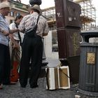 Straßenmusiker bei der MIttagspause (Rom)