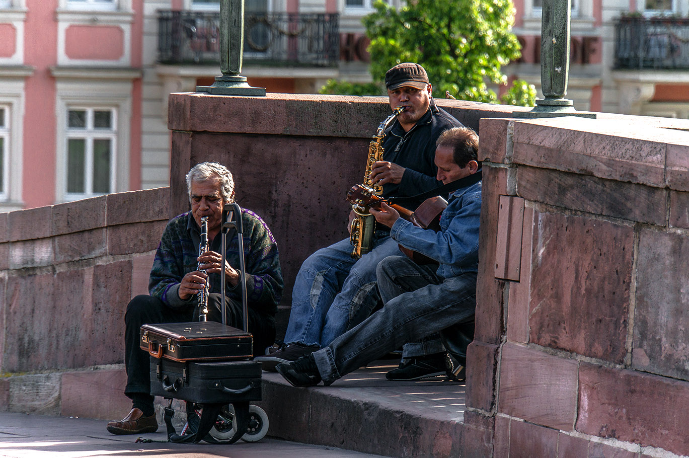 Straßenmusiker..