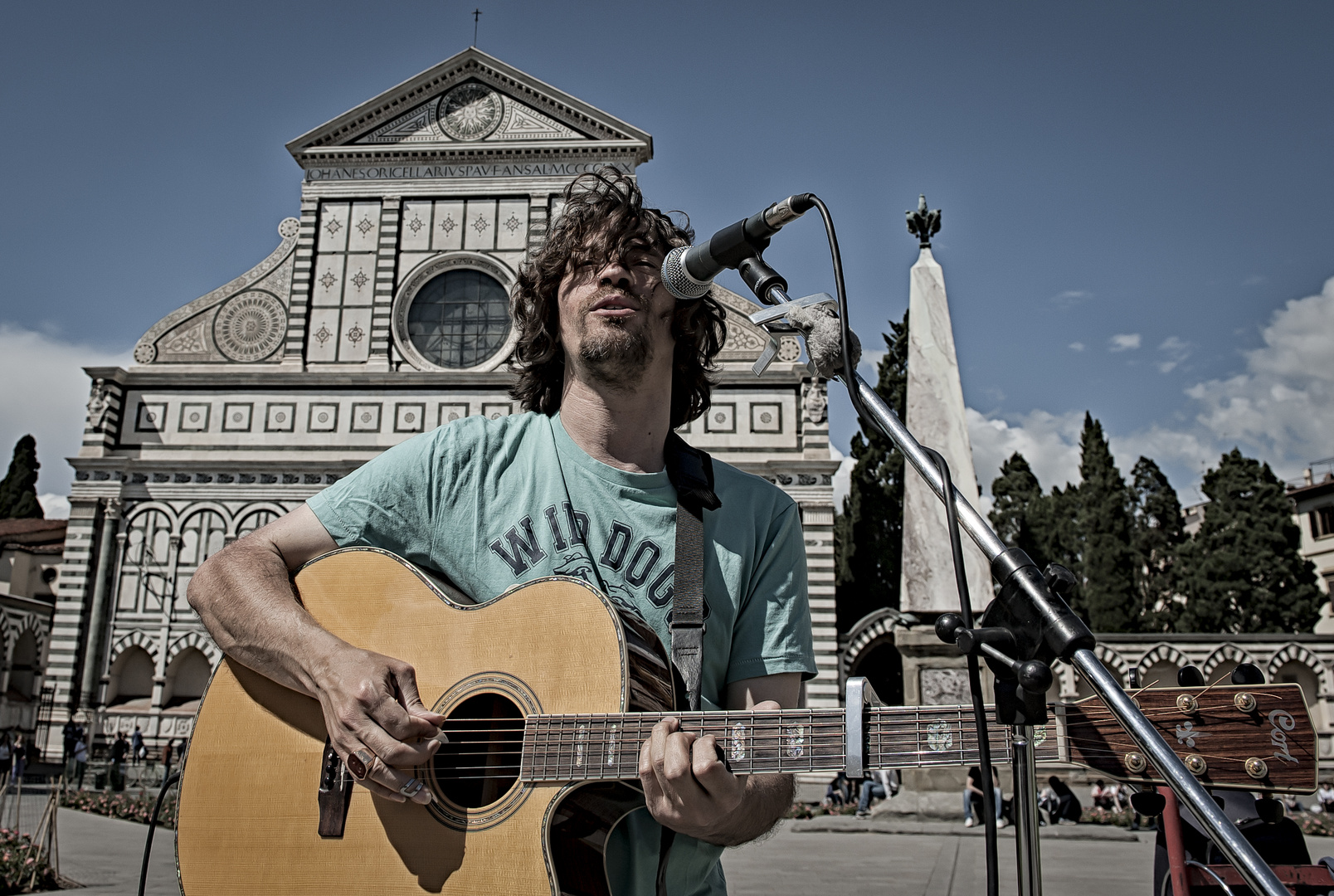 Straßenmusiker Firenze