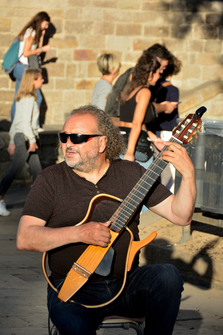 Straßenmusiker III - Barcelona