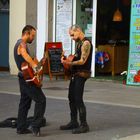 Straßenmusiker in Barcelona