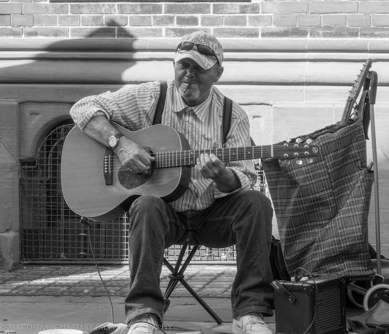 Strassenmusiker in Canterbury