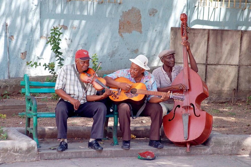 Strassenmusiker in Cuba