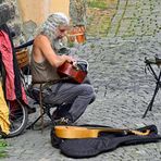 Straßenmusiker in der Prager Altstadt