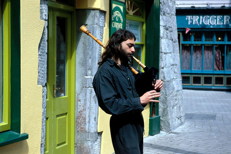 Strassenmusiker in Galway