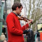 Straßenmusiker in Hamburg Altona