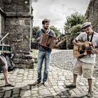 Straßenmusiker in Locronan