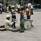 Straßenmusiker in Mexico-Stadt