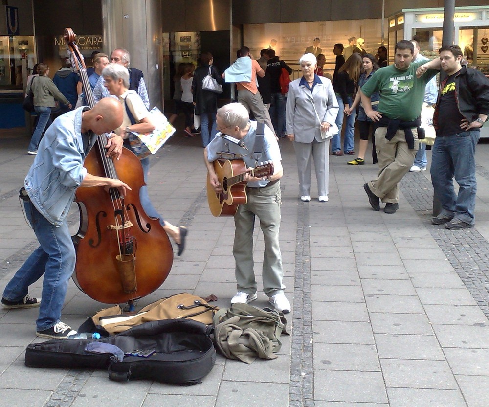 Straßenmusiker in München