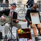 Straßenmusiker in Paris