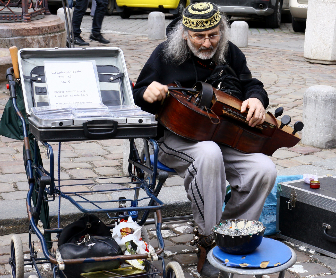 Straßenmusiker in Prag