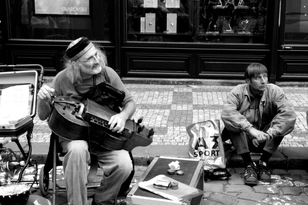 Straßenmusiker in Prag