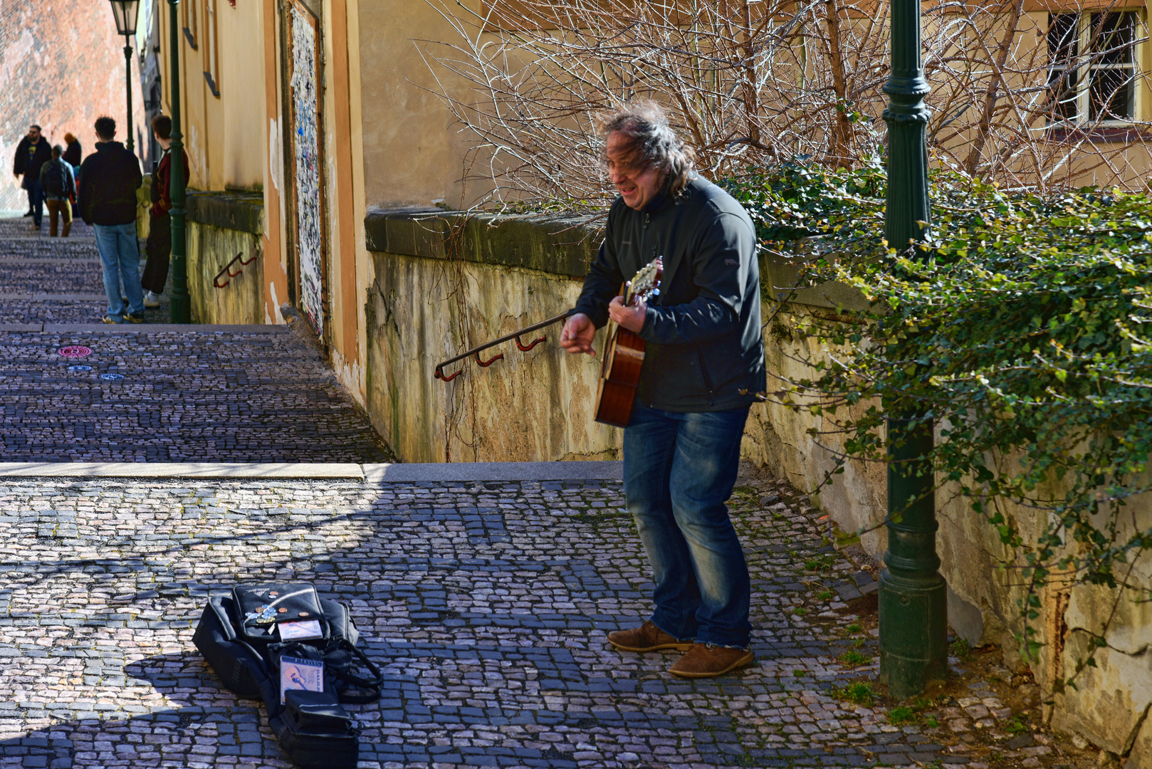 Straßenmusiker in Prag