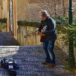 Straßenmusiker in Prag