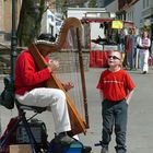 Straßenmusiker in Ratingen
